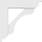 Ekena Millwork Standard Legacy Architectural Grade PVC Bracket With Traditional Ends, 3"W x 16"D x 16"H BKTP03X16X16LEC01 - alternate 4